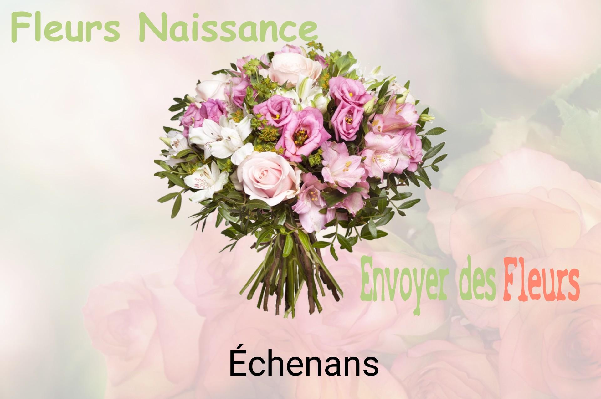 Bouquet de fleurs de naissance livré à Échenans